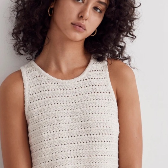NEW! Madewell crochet sweater tank - Picture 1 of 5